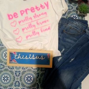 Custom handmade girls Tshirt